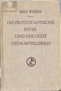 『プロテスタンティズムの倫理と資本主義の精神』